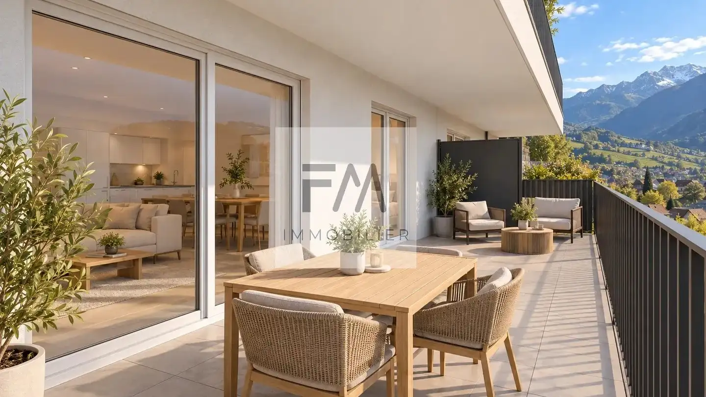 Appartamento in vendita - Route De Lens 45, 3978 Flanthey - Foto 2