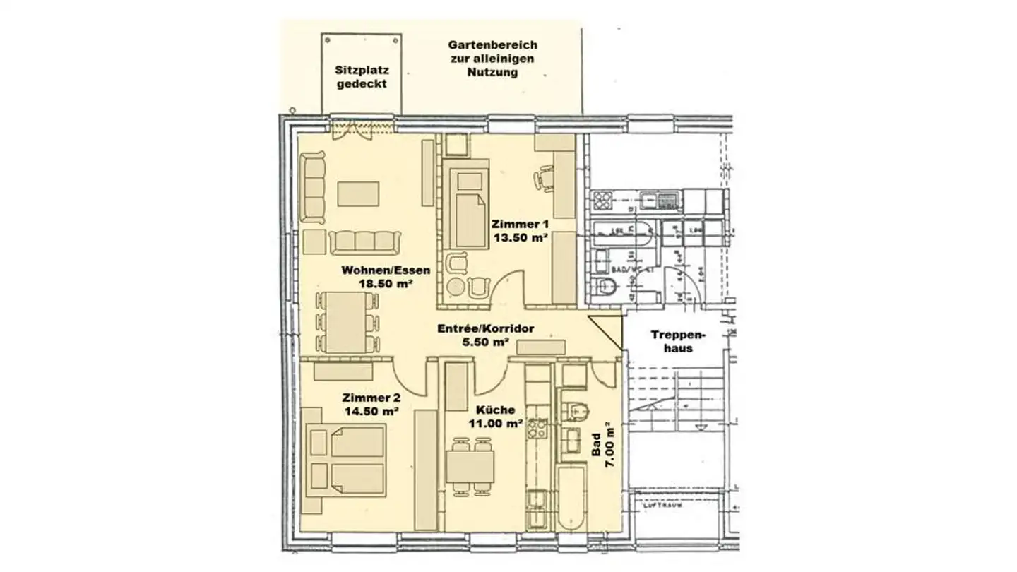 Wohnung mieten - Neumättlistrasse 31, 5300 Turgi - Foto 2