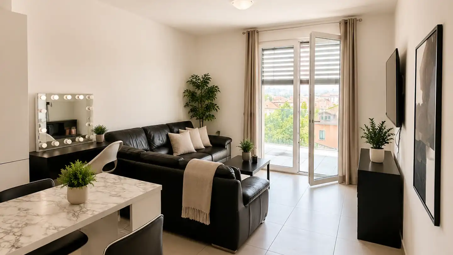 Attique à louer - Viale Carlo Pereda 5, 6828 Balerna