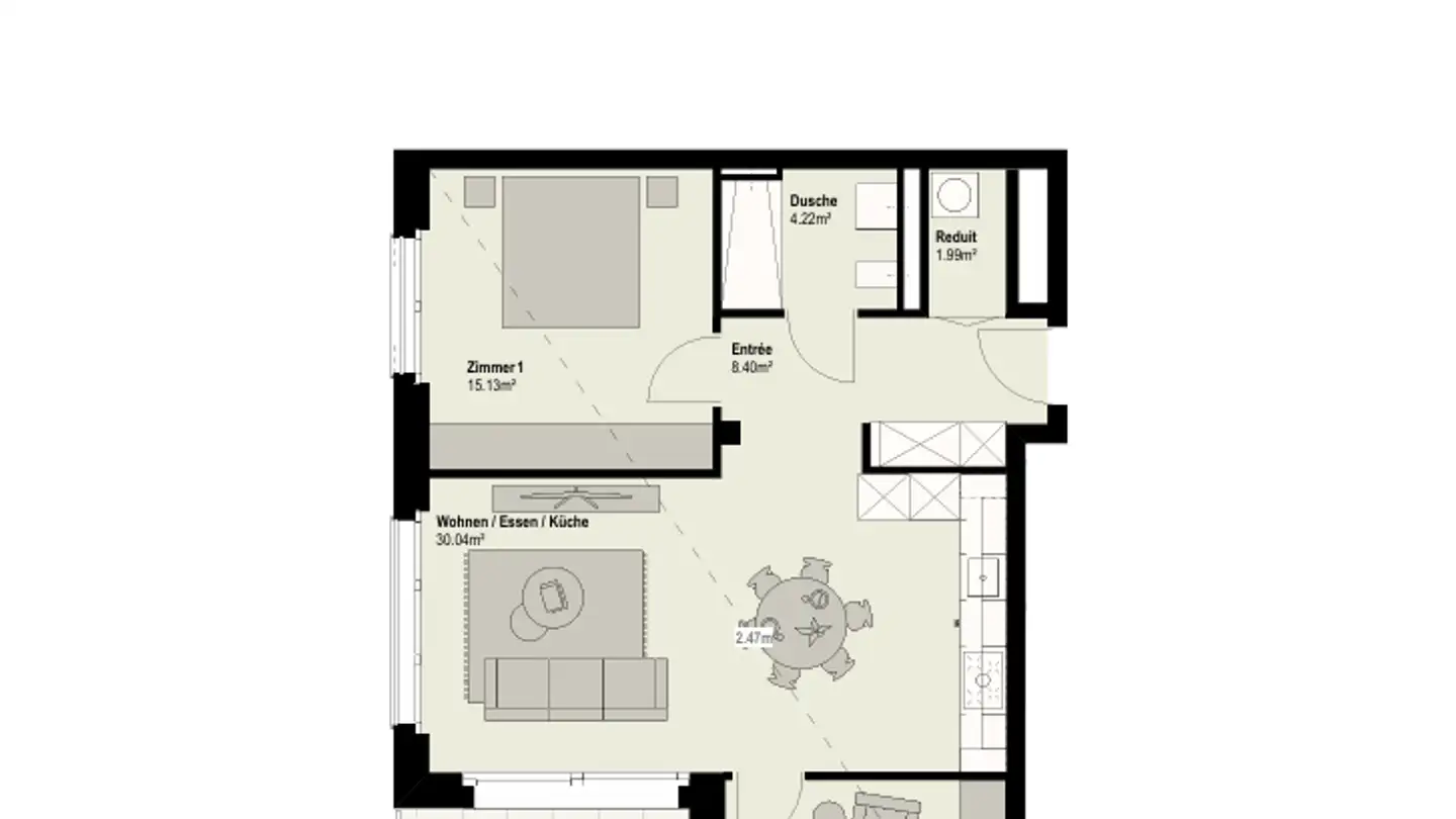 Apartment for rent - Lorzenparkstrasse 7, 6330 Cham - Photo 2