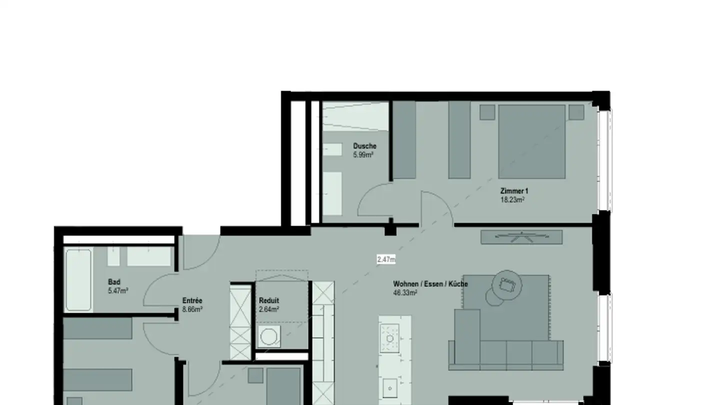Apartment for rent - Lorzenparkstrasse 7, 6330 Cham - Photo 3