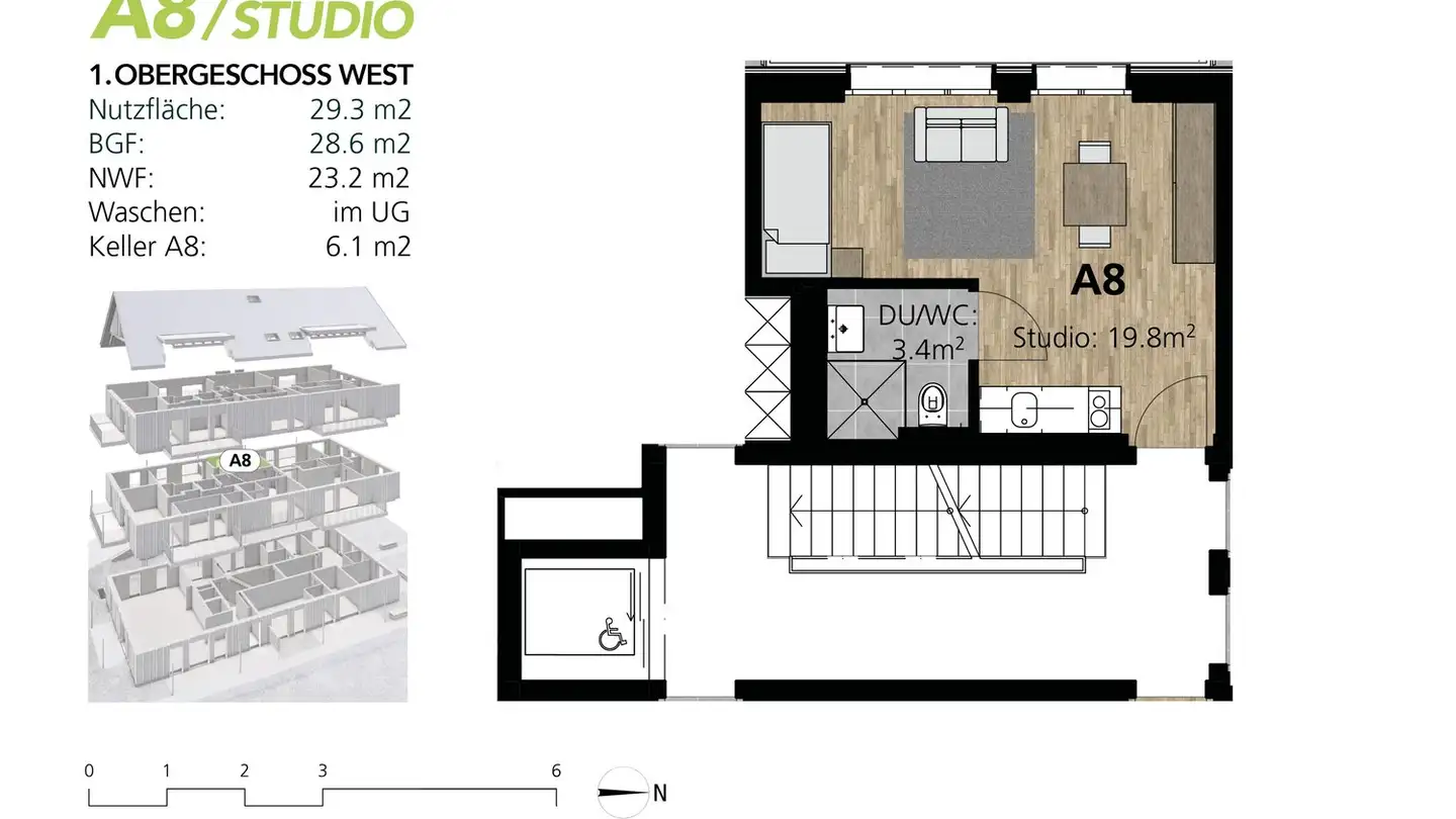 Appartement à louer - Rütihubelweg 2, 3634 Thierachern - Photo 2