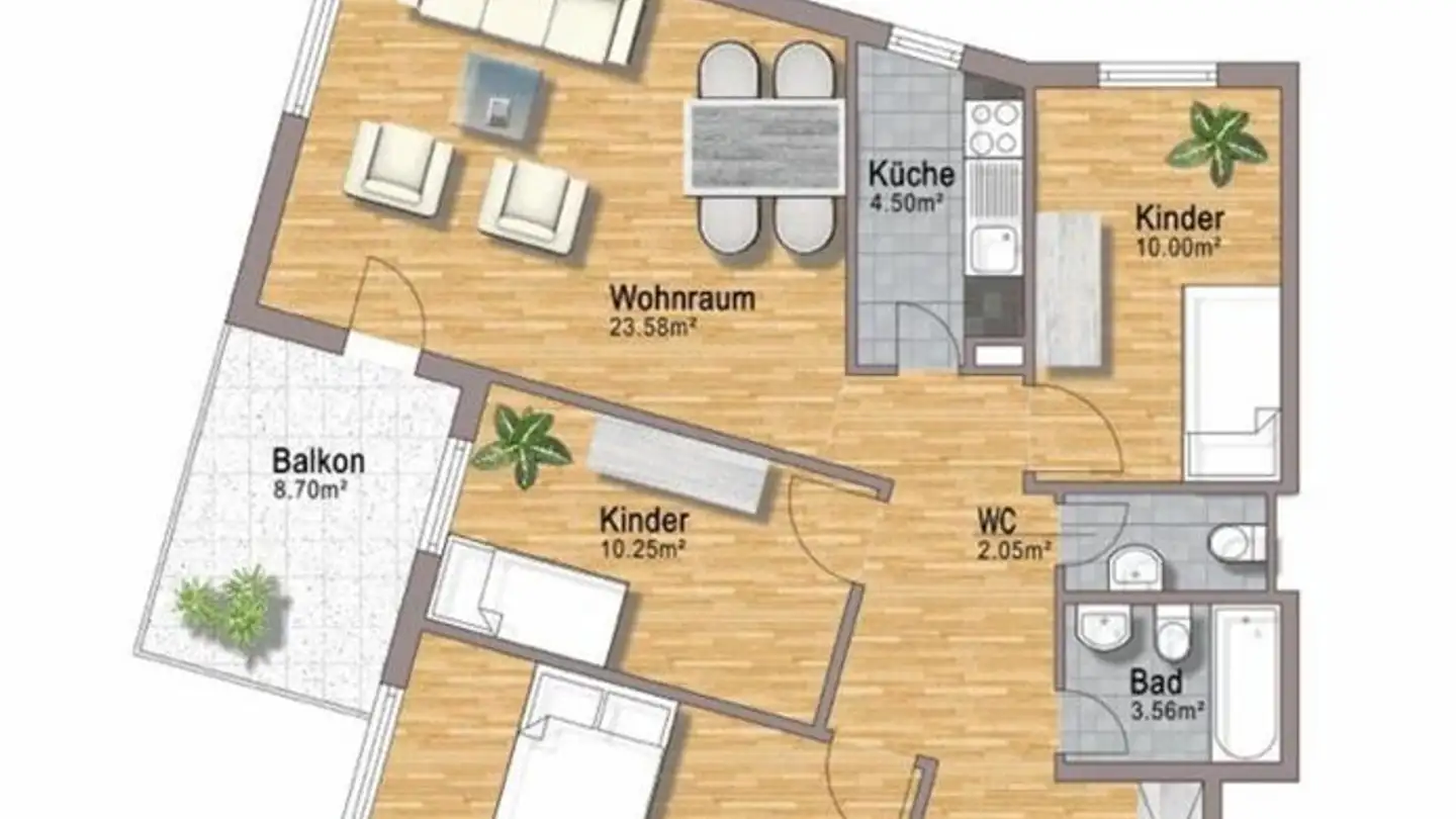 Stanza singola in affitto - Kosthausstrasse 8, 6010 Kriens - Foto 3