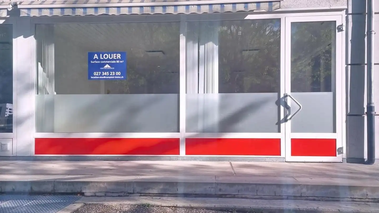 Arcade for rent - Rue Du Scex 49, 1950 Sion