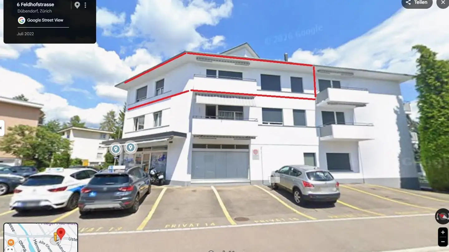 Appartement à louer - Usterstrasse 78, 8600 Dübendorf