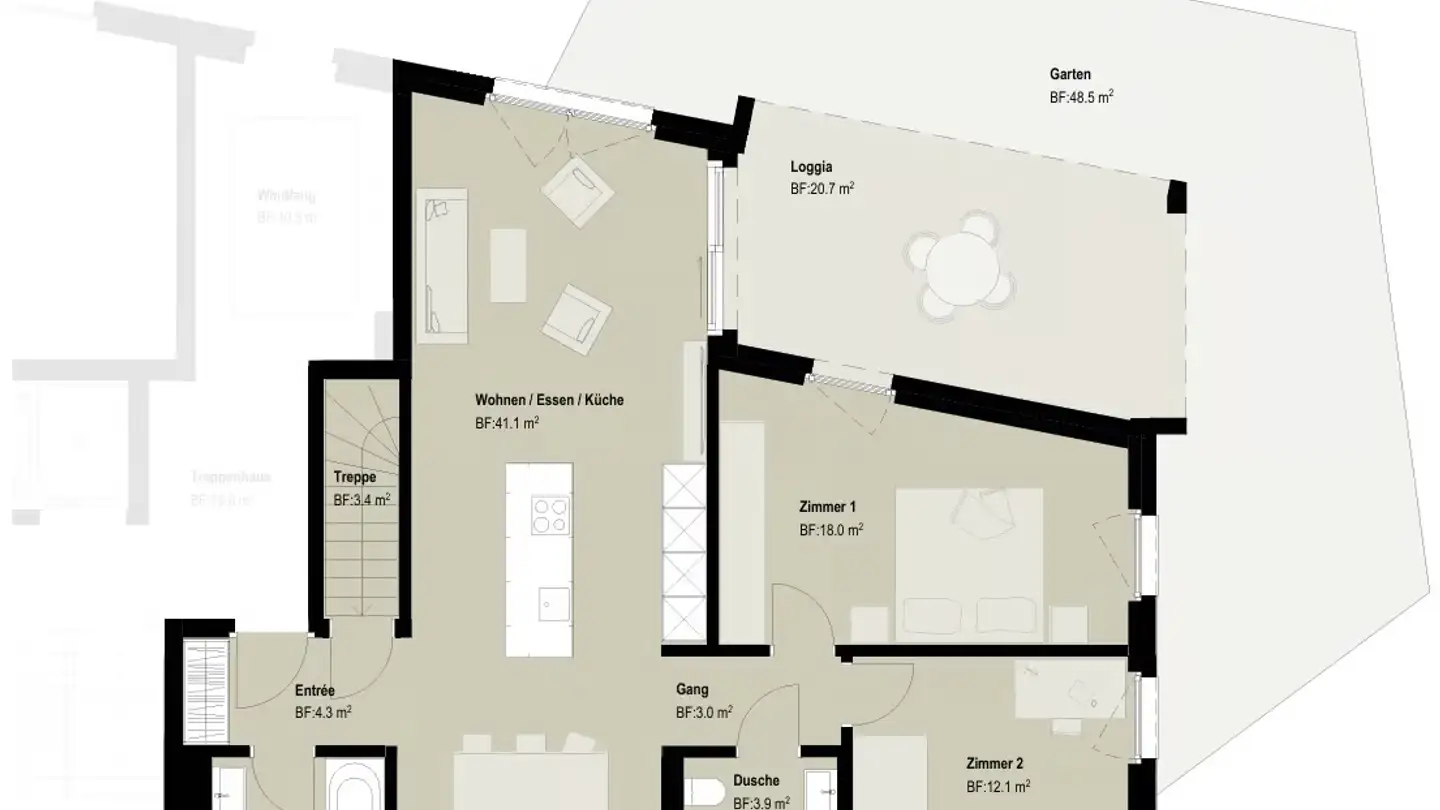 Appartement à louer - Limmatstrasse 5b, 5412 Vogelsang AG - Photo 4