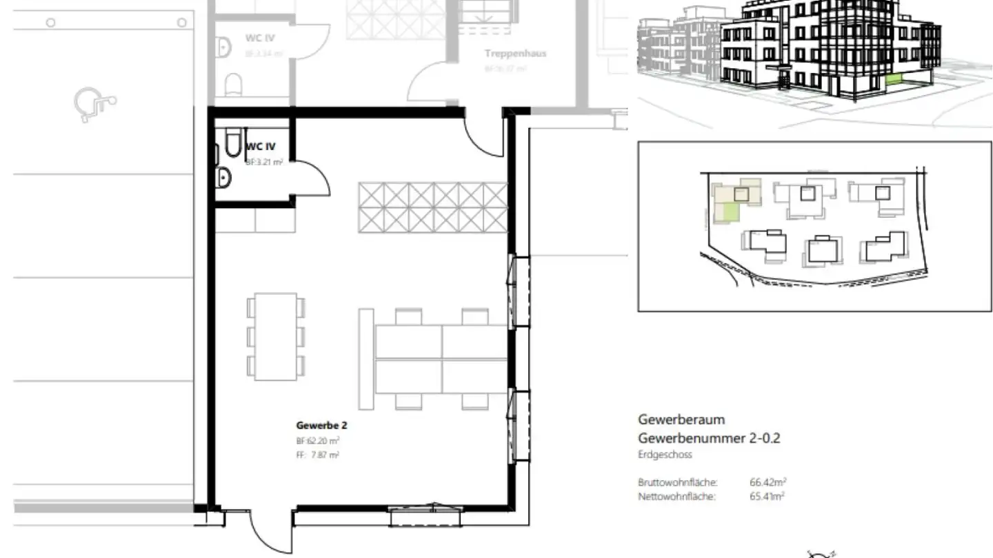 Bürofläche mieten - Bahnhofstrasse 2, 8594 Güttingen - Foto 2