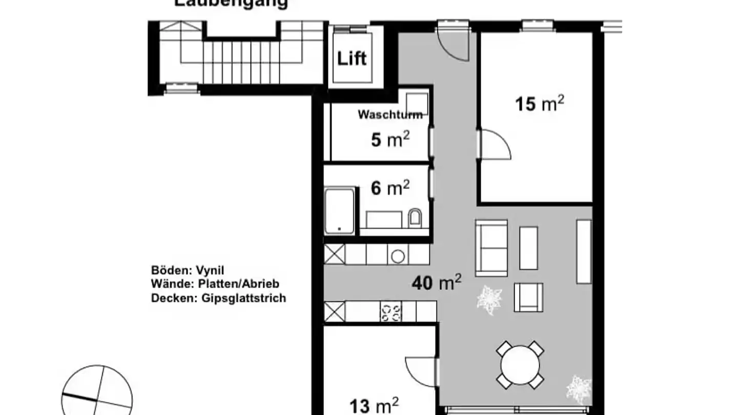 Wohnung mieten - Mühlegasse 30, 3210 Kerzers - Foto 3
