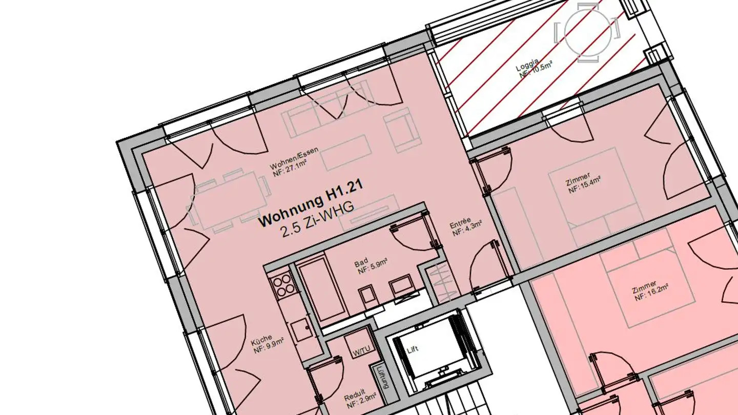 Apartment for rent - Oberdorfstrasse 1b, 5608 Stetten AG - Photo 4