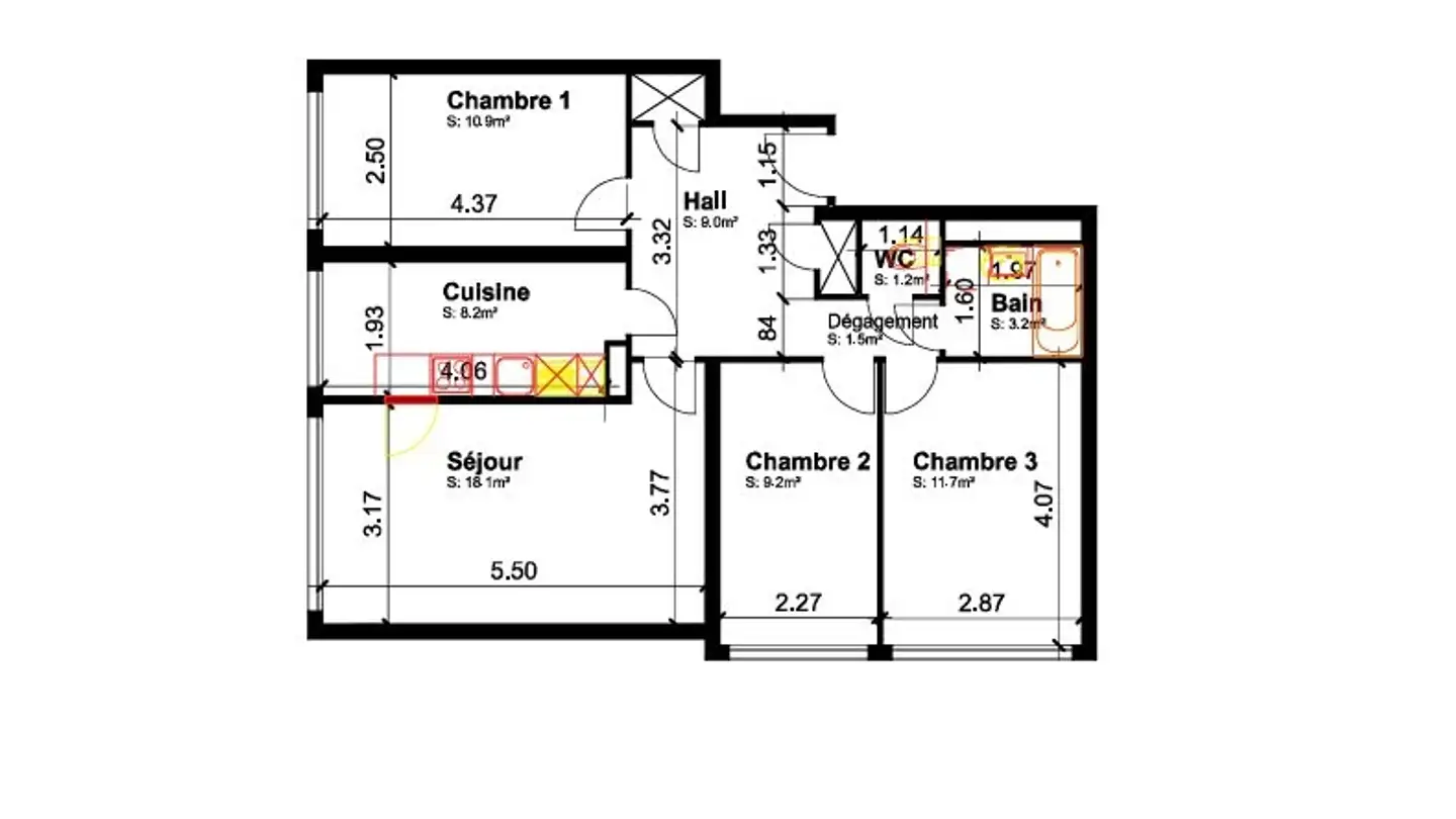 Appartamento in affitto - Avenue Du Gros-Chêne 25, 1213 Onex - Foto 3