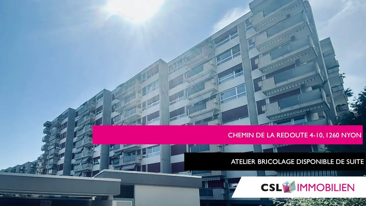 Hobby room for rent - Chemin De La Redoute 4, 1260 Nyon