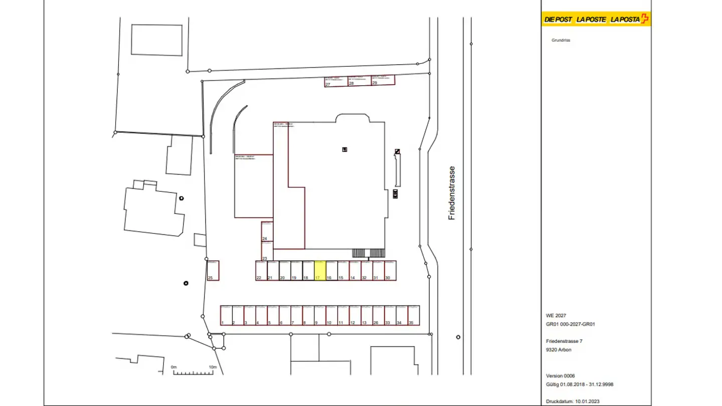 Outdoor parking space for rent - Friedenstrasse 7, 9320 Arbon - Photo 3
