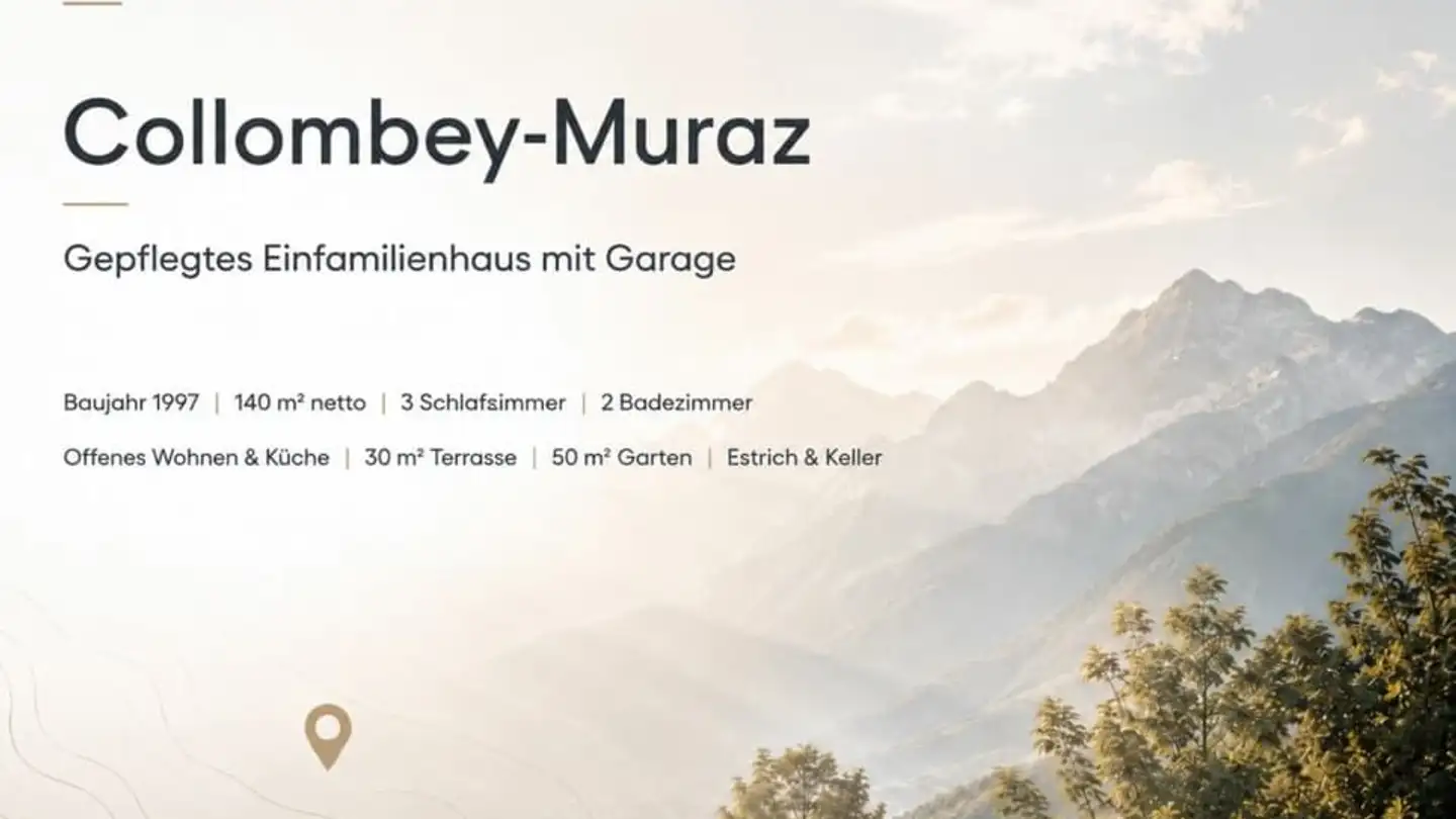 Einfamilienhaus kaufen - 1893 Muraz (Collombey)