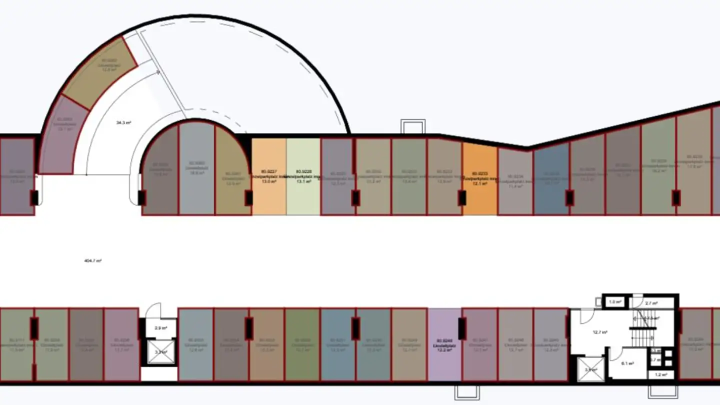 Underground parking space for rent - Wassergasse 42, 9000 St. Gallen - Photo 2