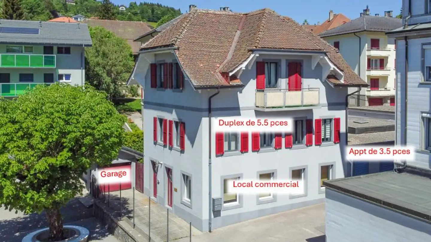 Mehrfamilienhaus kaufen - Avenue De La Gare 8, 1450 Ste-Croix - Foto 2