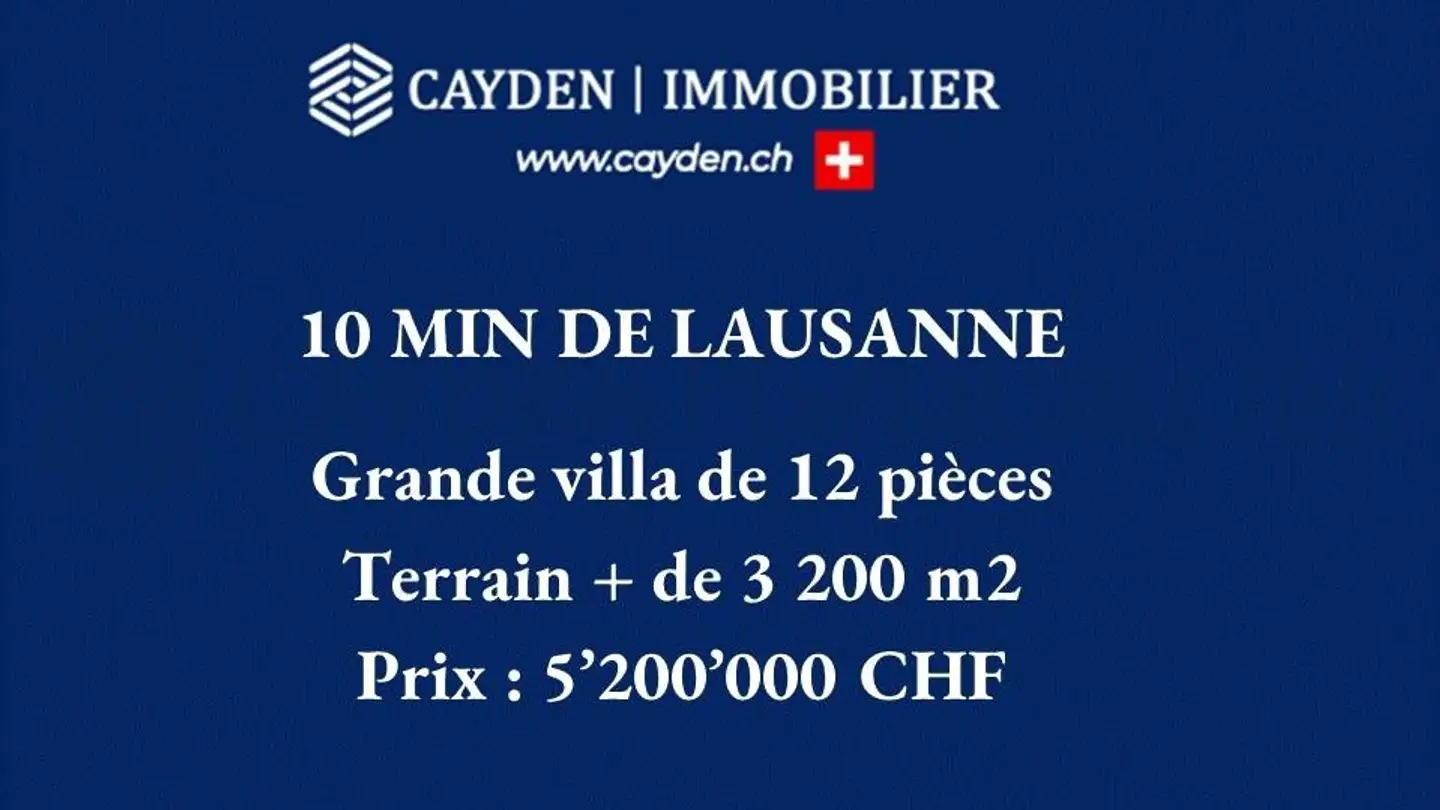Single house for sale - 1008 Jouxtens-Mézery