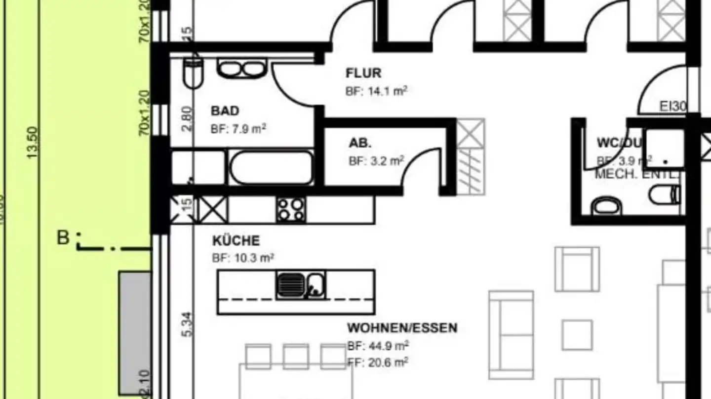 Wohnung mieten - Naglergasse 1, 5272 Gansingen - Foto 3