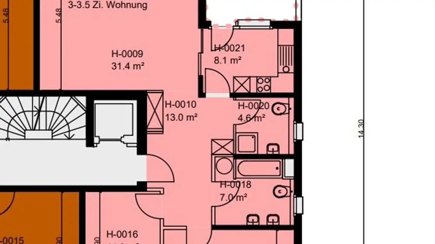Wohnung mieten - Kornfeldstrasse 18, 4313 Möhlin - Foto 4