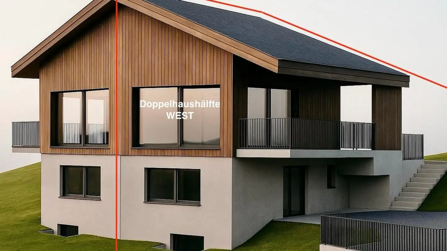 Semi-detached house for sale - Bergweg 2, 3705 Faulensee