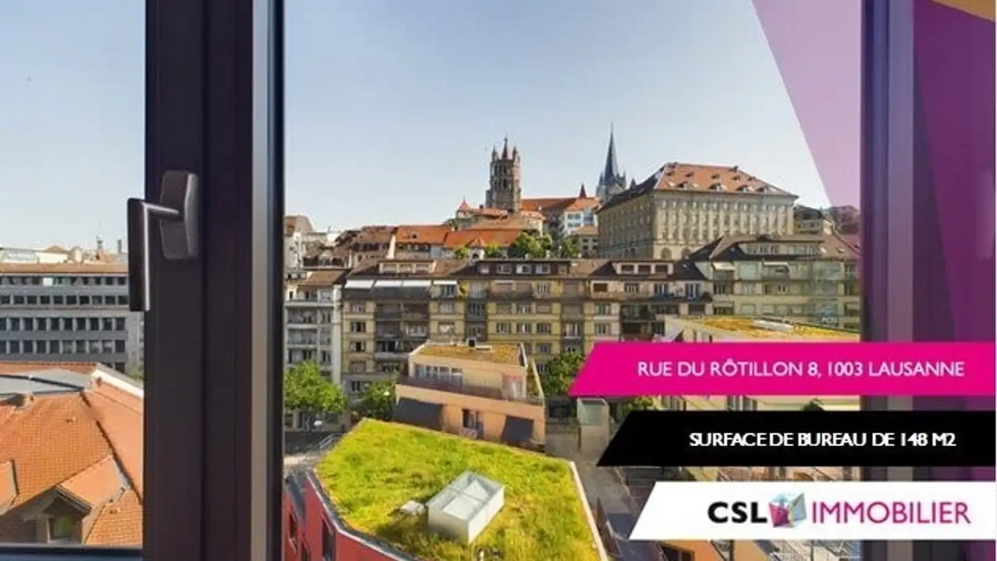 Bureau à louer - Rue Du Rôtillon 8, 1003 Lausanne