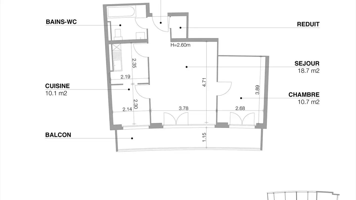 Appartement à louer - Rue Schaub 46, 1202 Genève