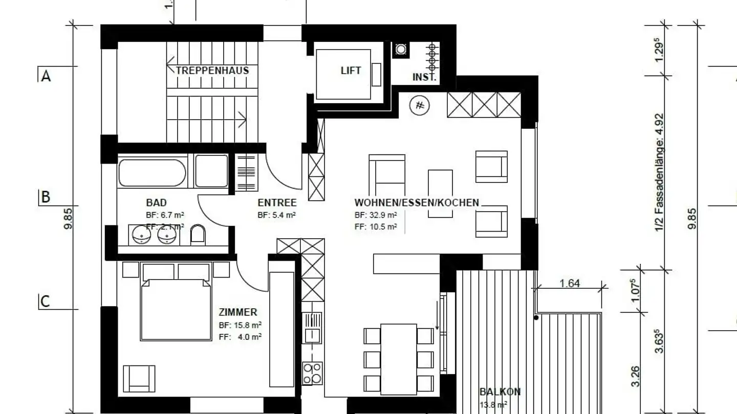 Appartement à louer - Speerstrasse 7, 9500 Wil SG - Photo 2