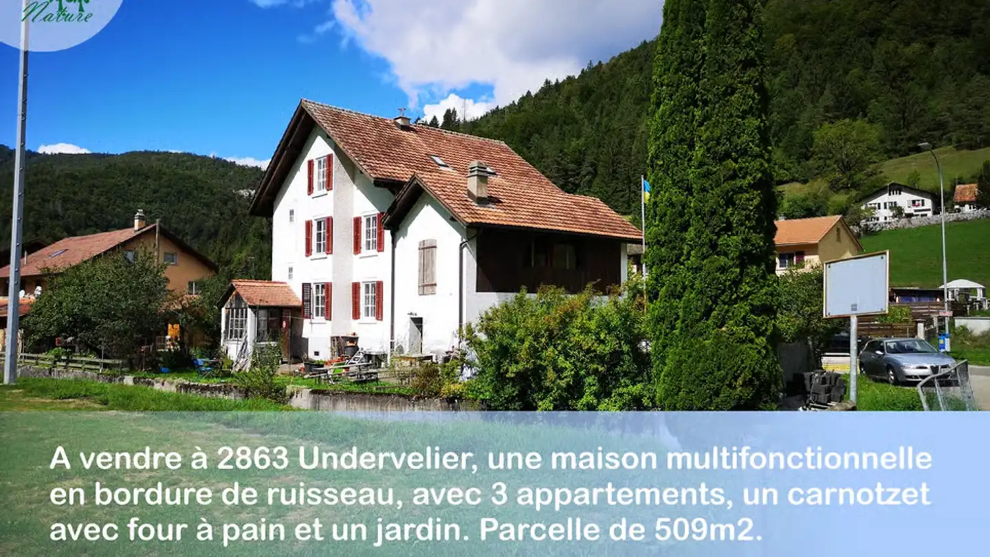 Maison individuelle à vendre - 2863 Undervelier