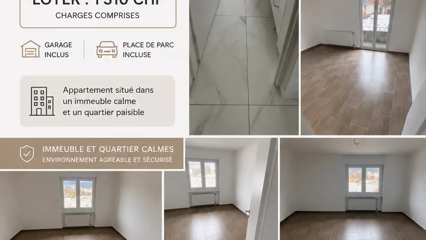 Appartement à louer - Rue Du Fuet 7, 2710 Tavannes