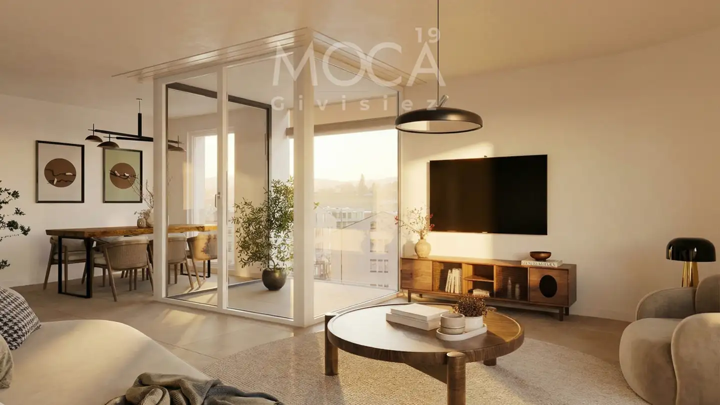 Studio for rent - Route Du Mont-Carmel 19, 1762 Givisiez - Photo 3