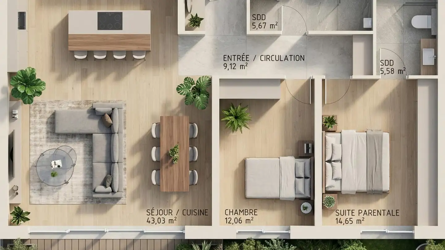 Penthouse for sale - 1964 Conthey - Photo 2