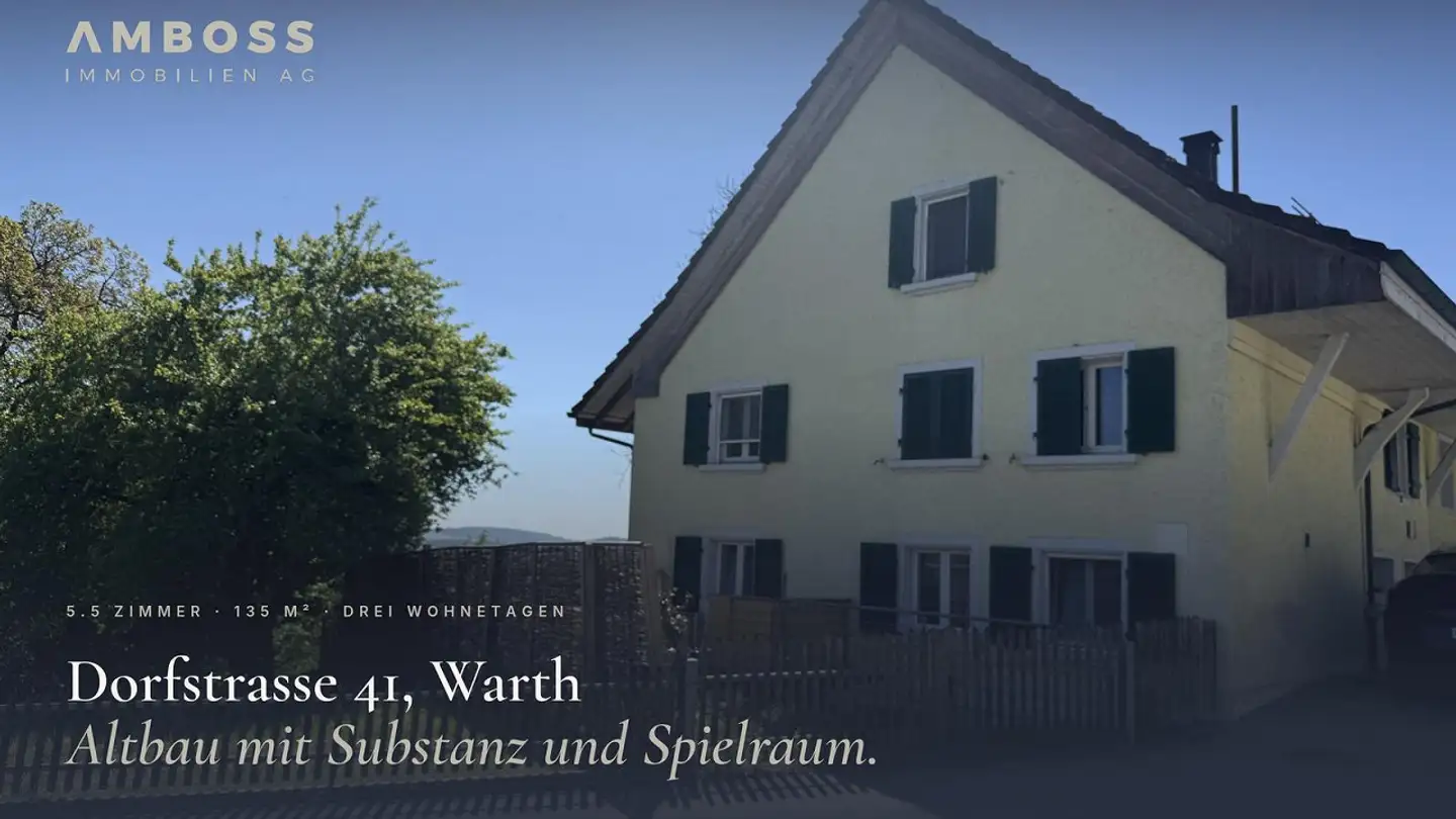 Einfamilienhaus kaufen - Dorfstrasse 41, 8532 Warth