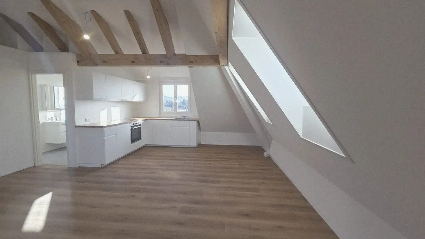 Dachgeschosswohnung mieten - Hauptstrasse 83, 2575 Täuffelen