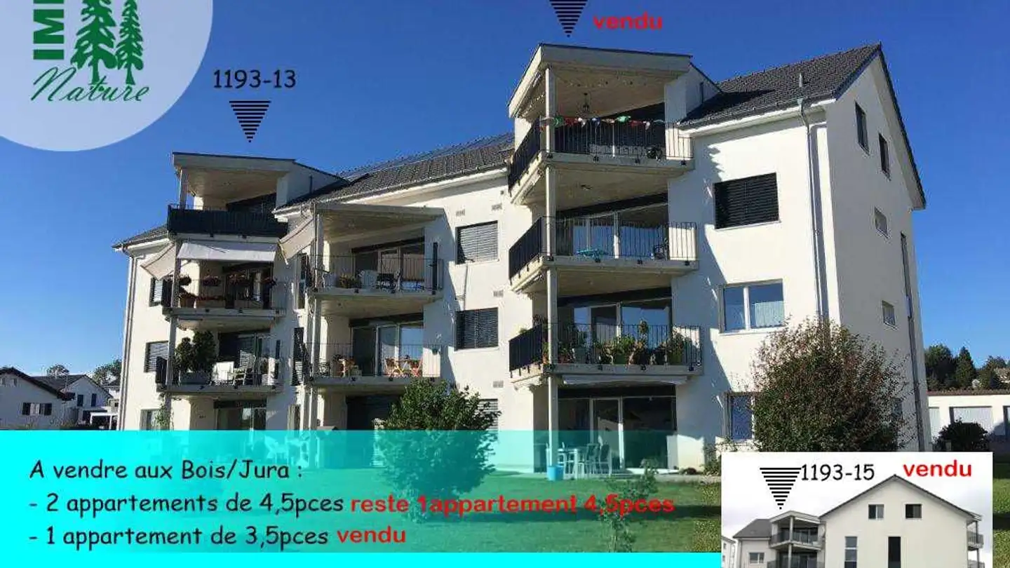 Attic flat for sale - Rue Du Doubs 19, 2336 Les Bois