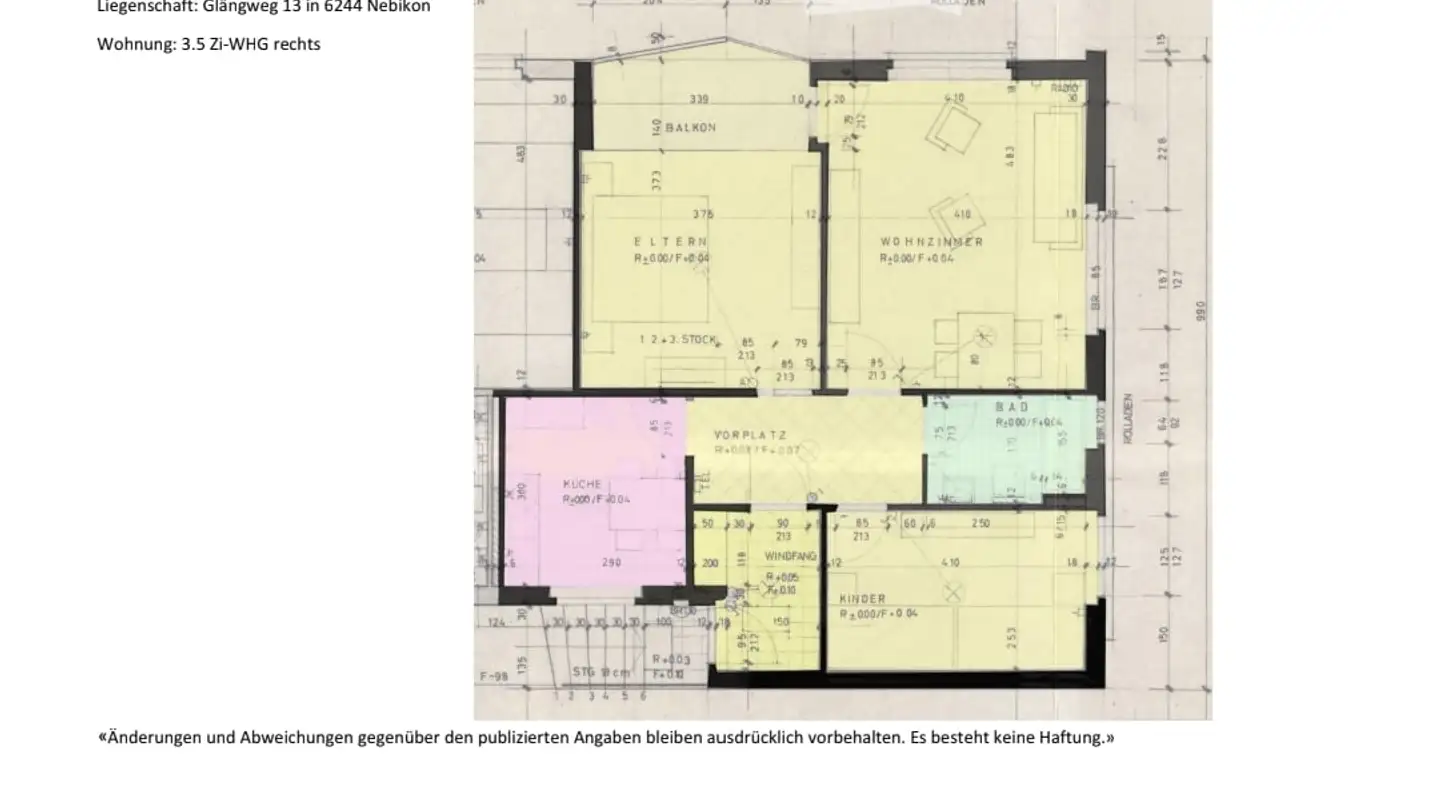 Apartment for rent - Glängweg 13, 6244 Nebikon