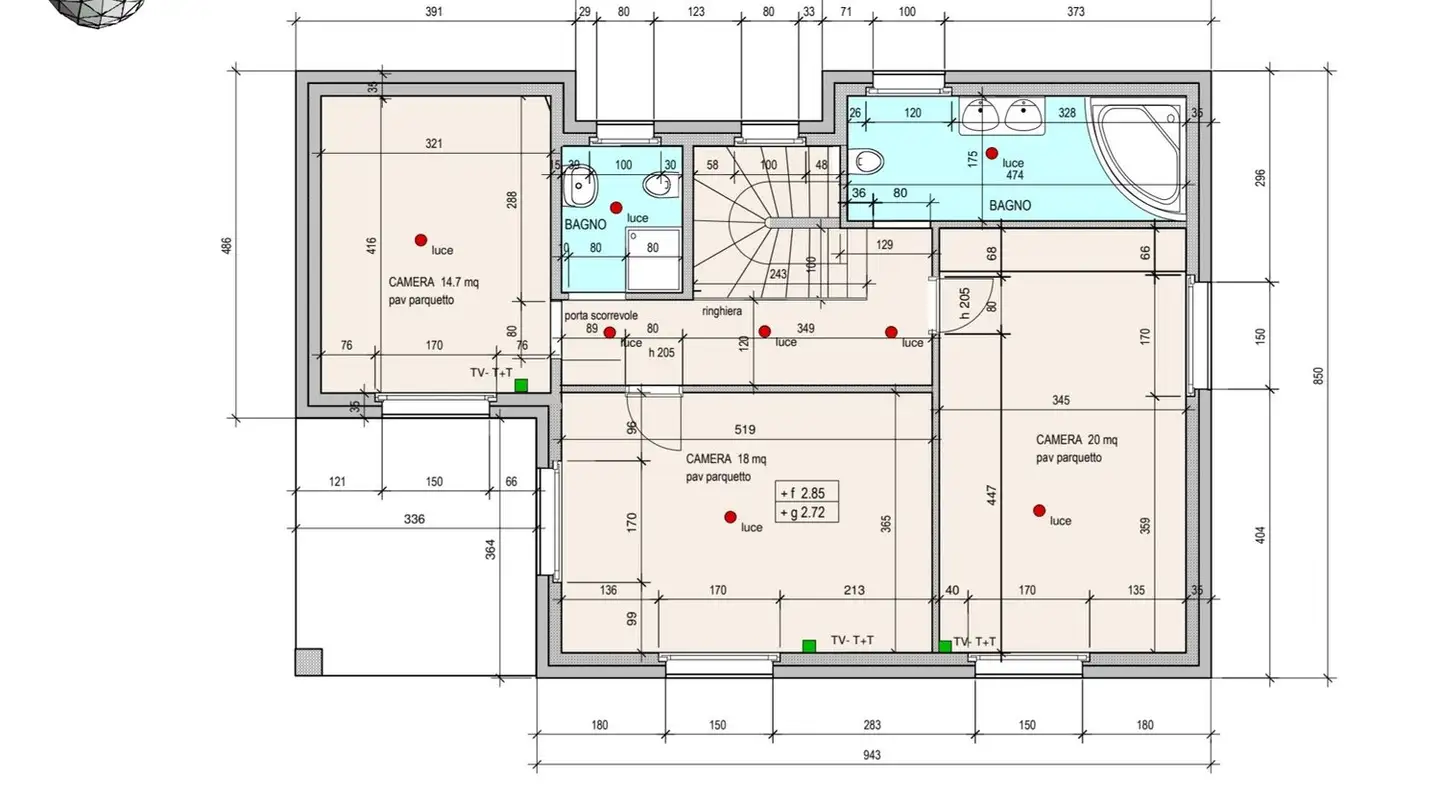Maison individuelle à vendre - Via Campagna, 6503 Bellinzona