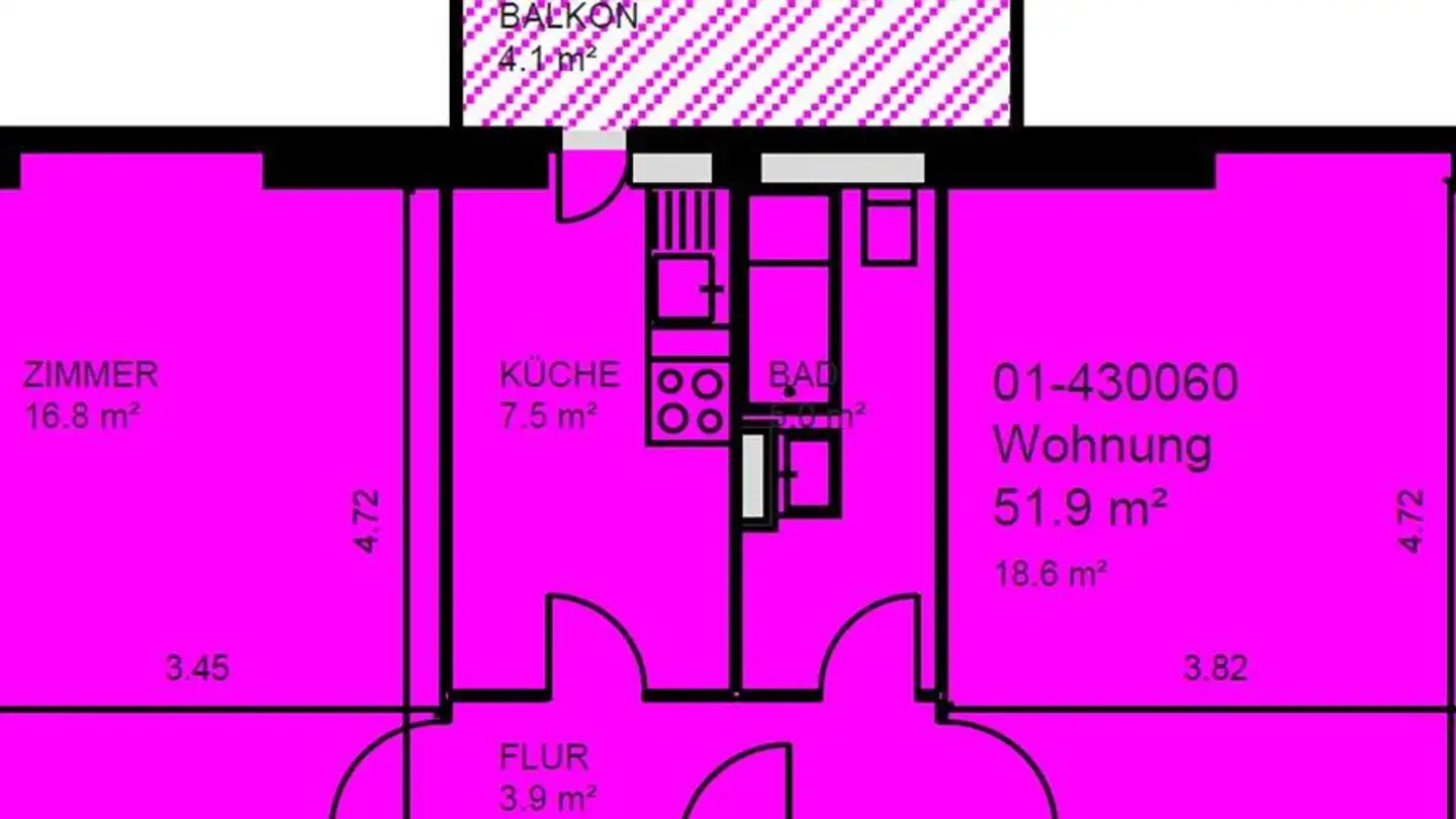 Appartement à louer - Riehenstrasse 163, 4058 Basel - Photo 3