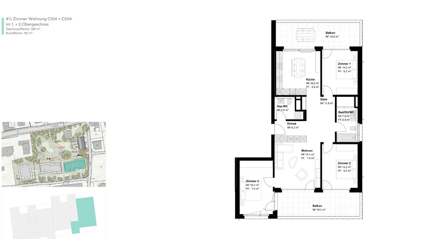 Apartment for rent - Rosengartenstrasse, 8555 Müllheim Dorf - Photo 2