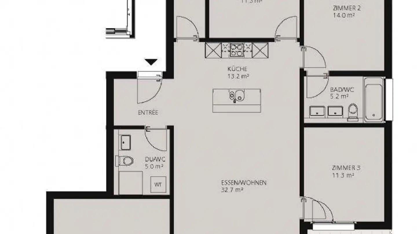 Appartamento in affitto - Lättenweg 9, 5315 Böttstein - Foto 2
