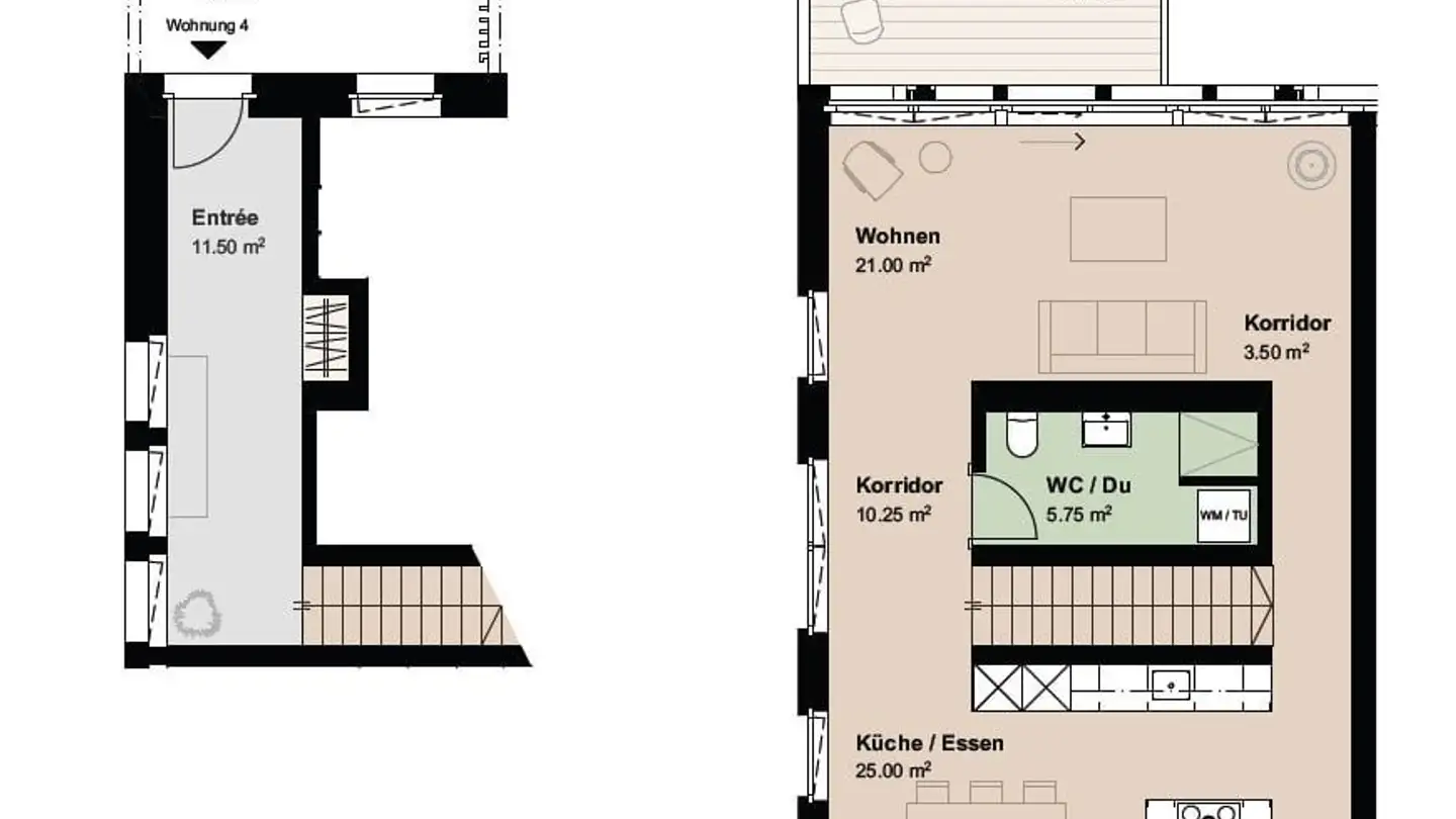Appartement à louer - Utzenstorfstrasse 6, 3426 Aefligen - Photo 4