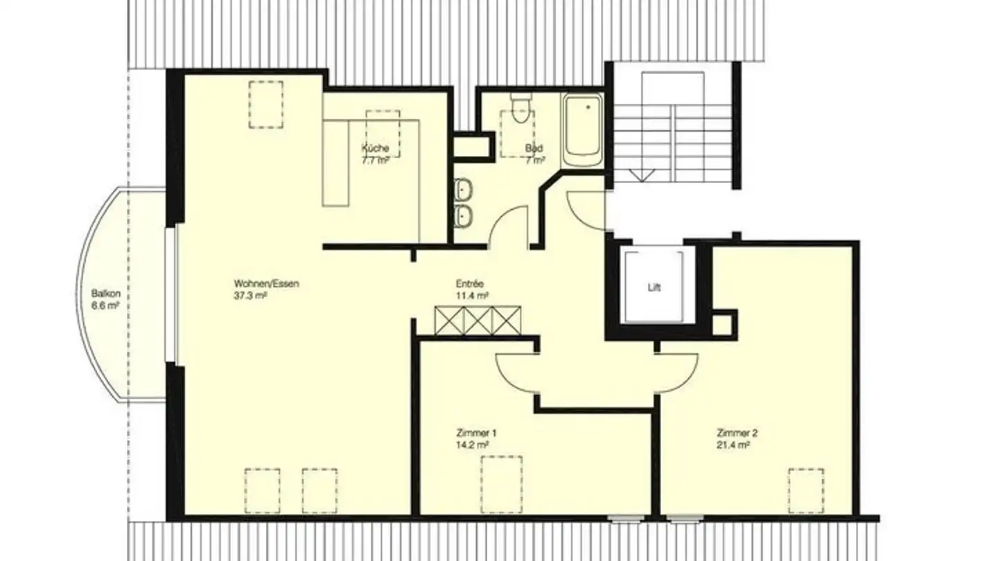 Appartamento in affitto - Hubelstrasse 18, 6012 Obernau - Foto 2