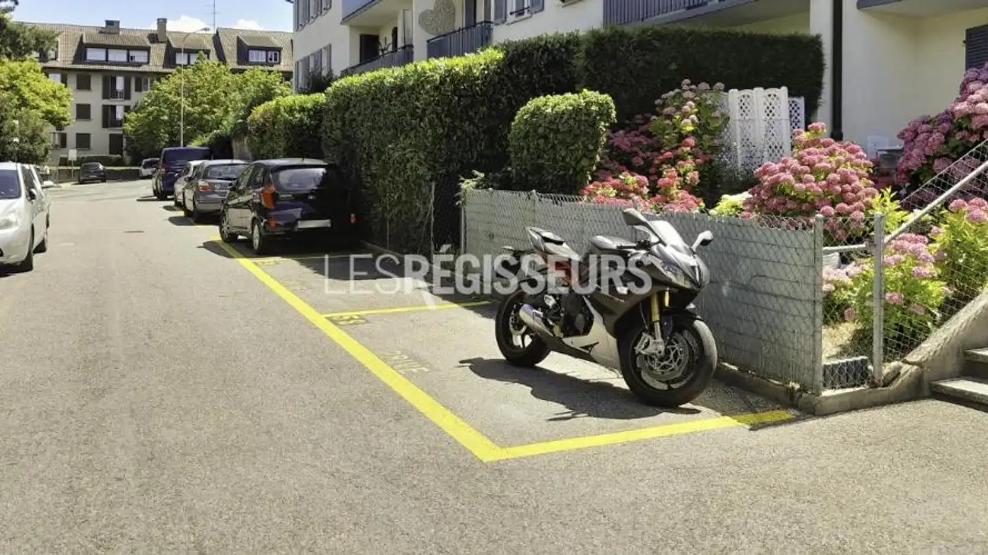 Place de parking extérieure à louer - Chemin Sous-le-Têt 17, 1233 Bernex