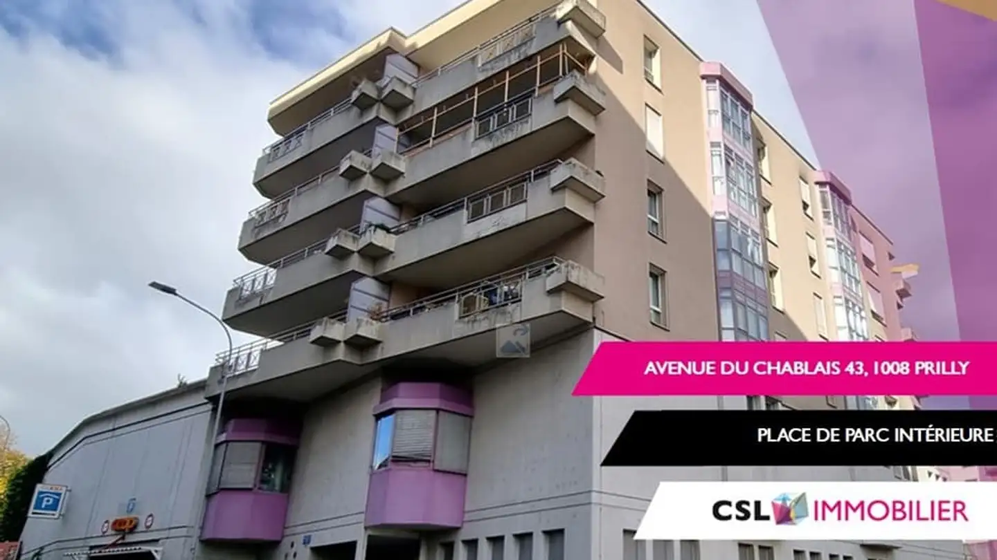 Einzelgarage mieten - Avenue Du Chablais 43, 1008 Prilly