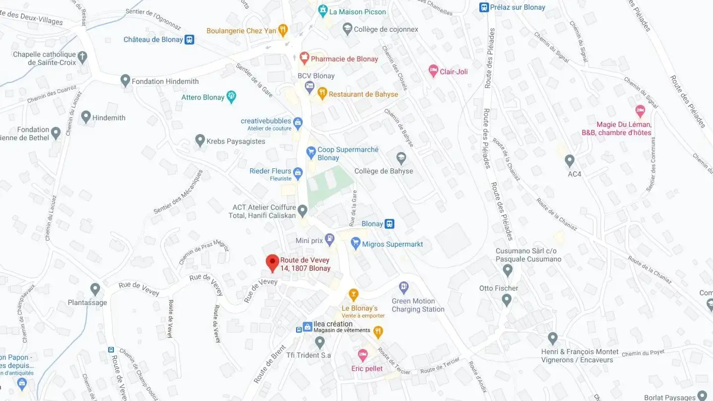 Parkplatz im Freien mieten - Route De Vevey 14, 1807 Blonay