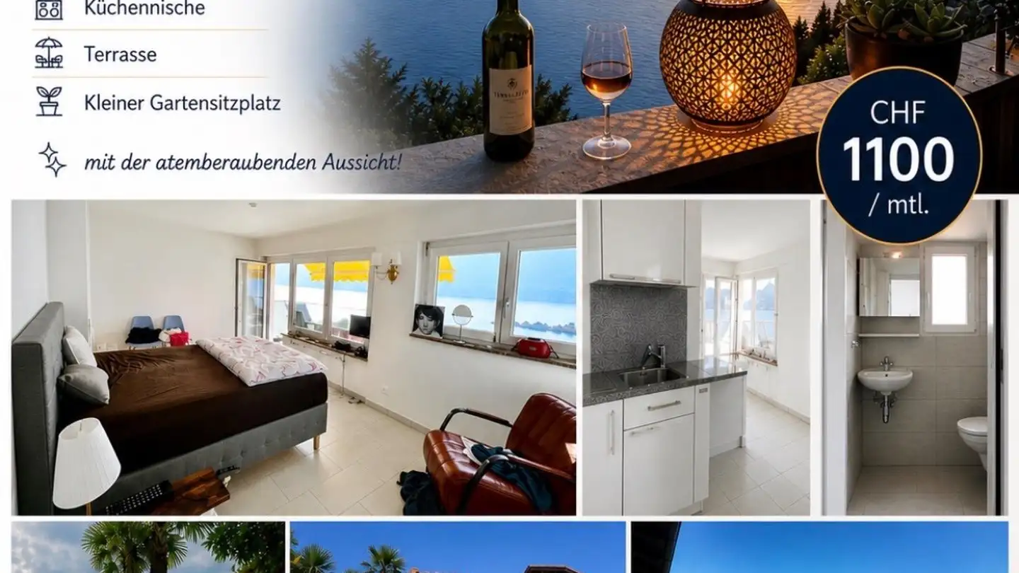 Wohnung mieten - 6622 Ronco sopra Ascona