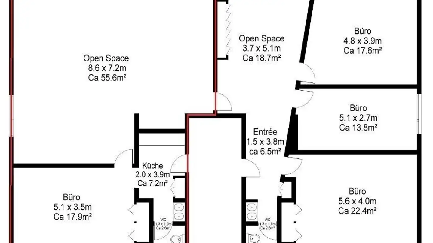 Spazio ufficio in affitto - Schulhausstrasse 10, 6048 Horw - Photo 2