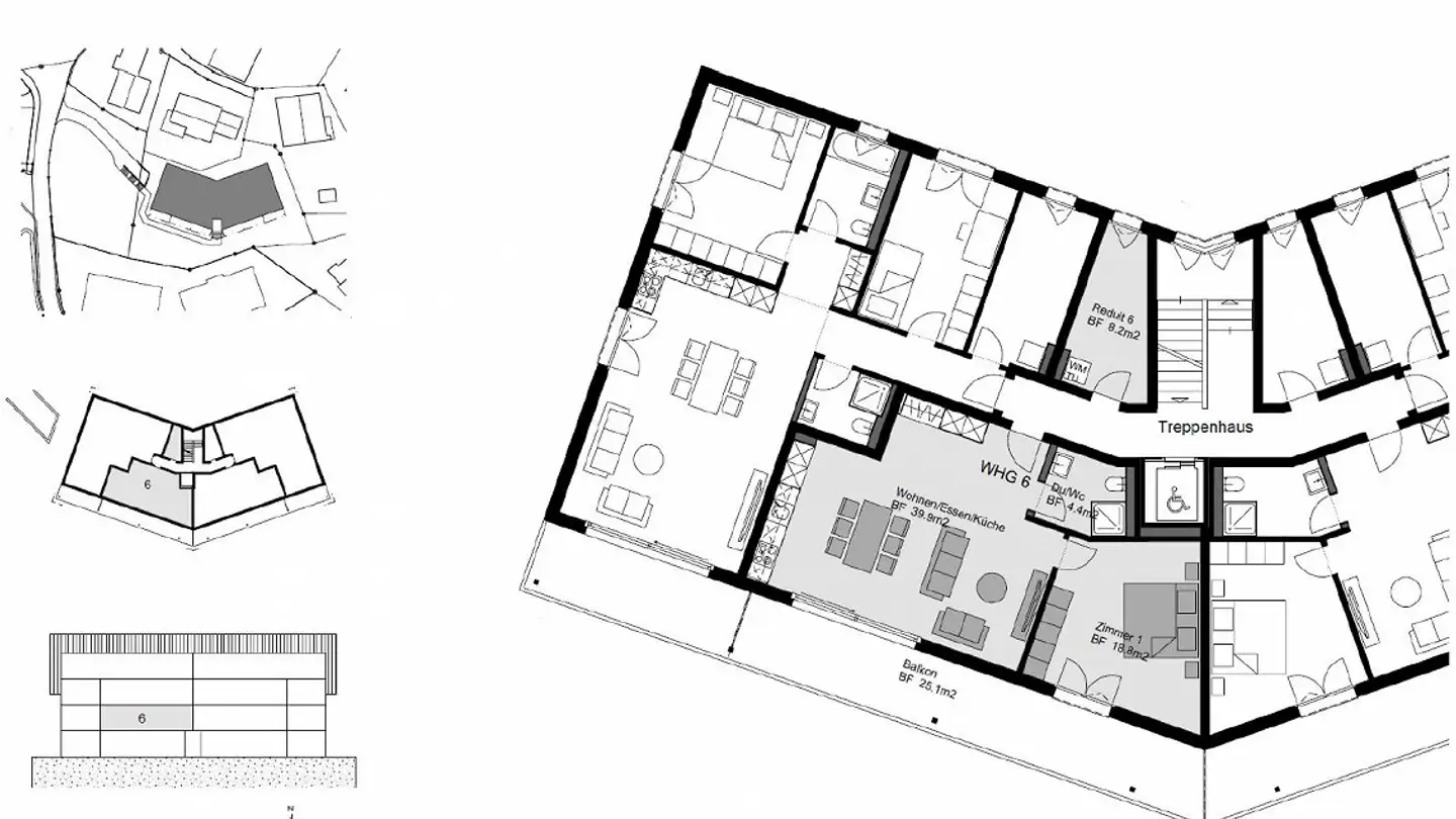 Appartement à louer - Oberdorfweg 1, 5103 Möriken AG - Photo 4