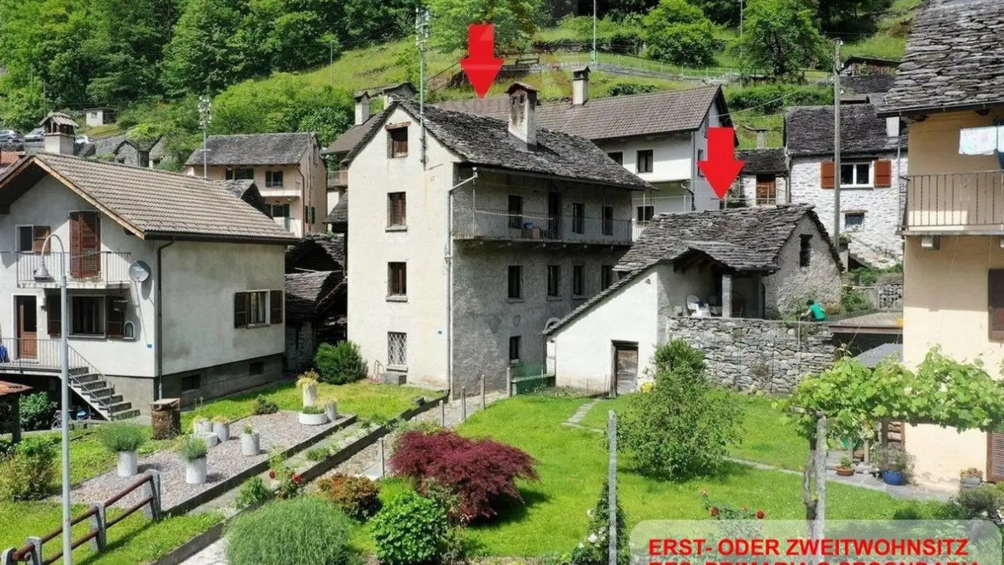 Maison individuelle à vendre - 6690 Cavergno