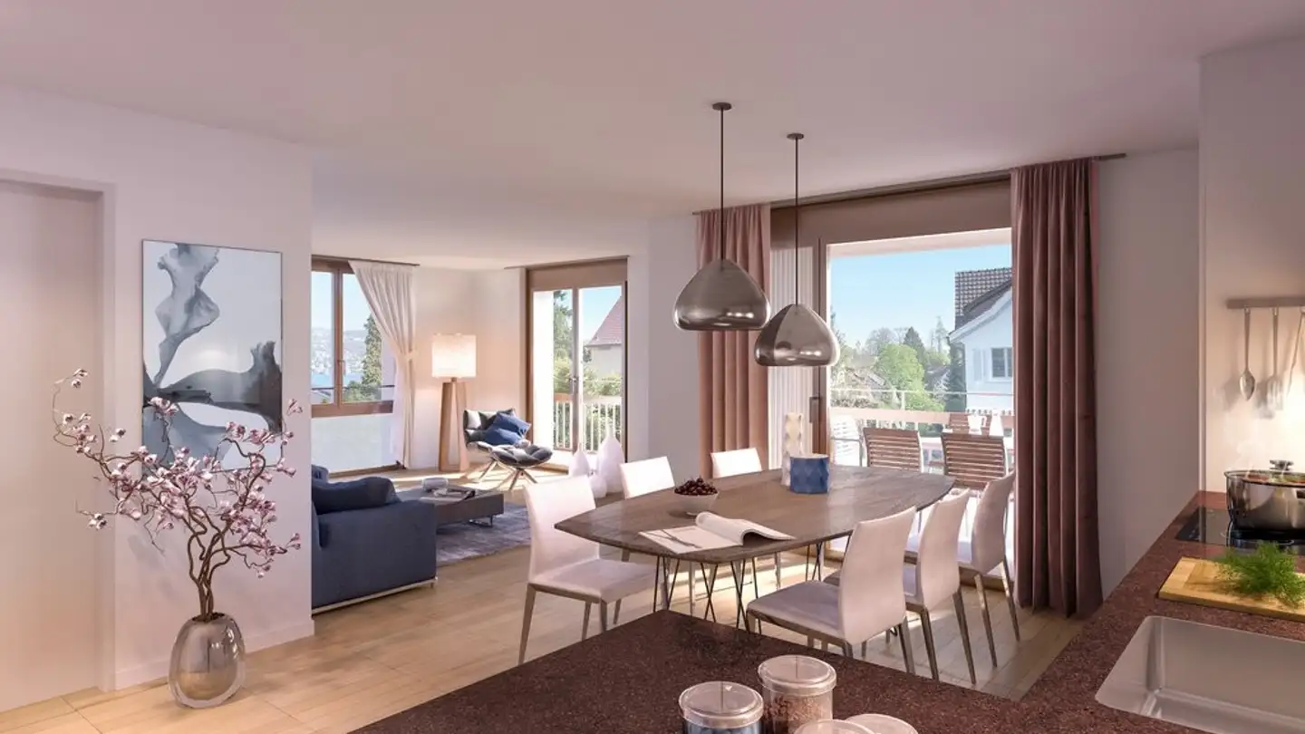 Appartement à louer - Kreuzstrasse 23a, 8802 Kilchberg ZH