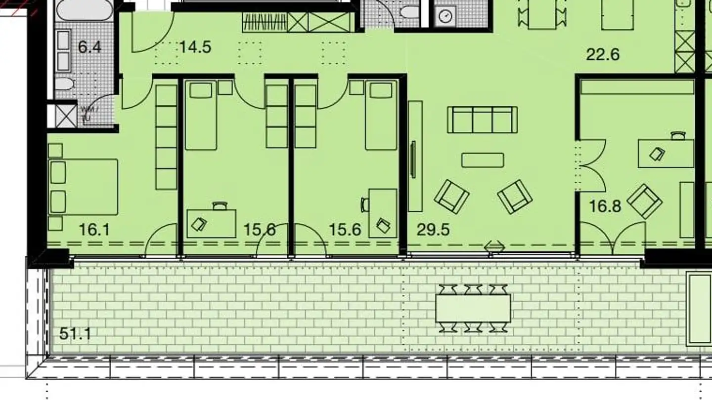 Penthouse for rent - Bahnhofstrasse 36, 5600 Lenzburg - Photo 3