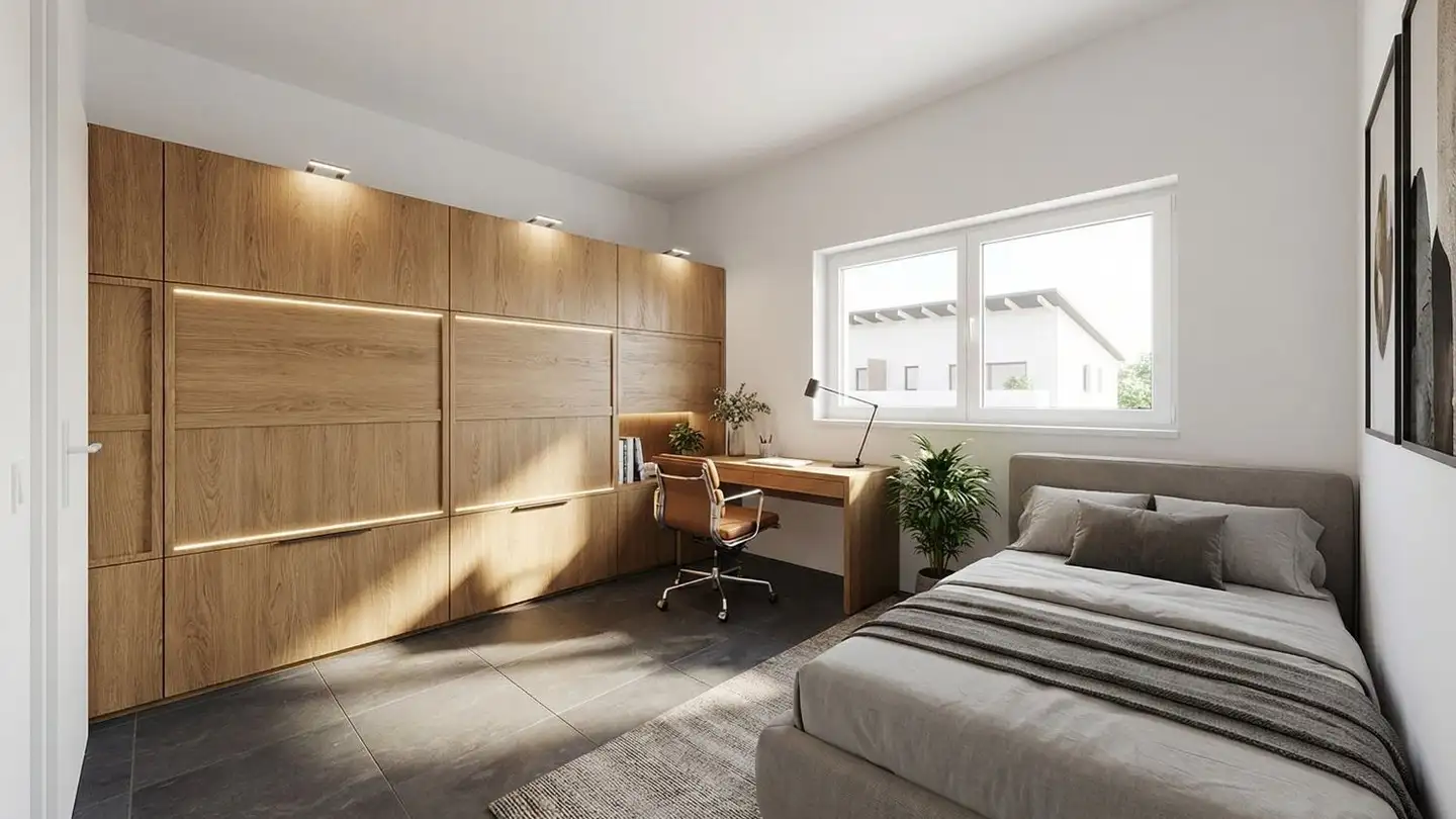 Maison jumelle à louer - Schulstrasse, 5326 Schwaderloch - Photo 2